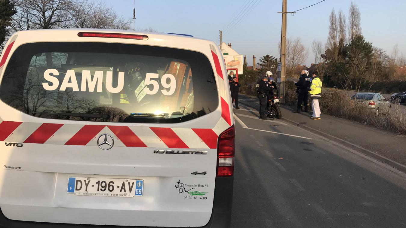 coudekerque-branche-:-un-motard-grievement-blesse-apres-un-accident-route-de-furnes