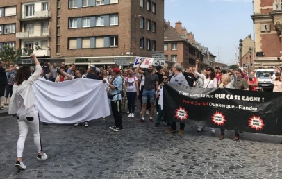 dunkerque:-environ-450-personnes-pour-dire-«non»-au-pass-sanitaire,-ce-samedi-matin